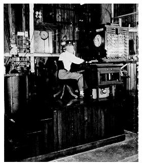 old black and white photograph of Penn State Calorimeter