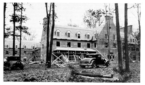 Nittany Lion Inn under construction, late 1920s/early 1930s