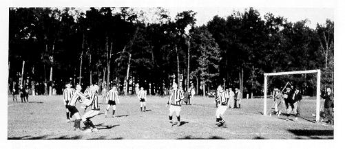 A 1920s intercollegiate soccer contest