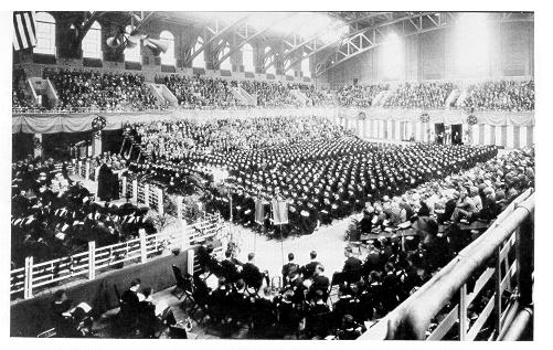 Commencement in Rec Hall, June 1930.