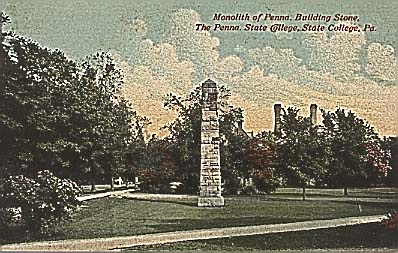 Penn State's monolith of Pennsylvania building stone