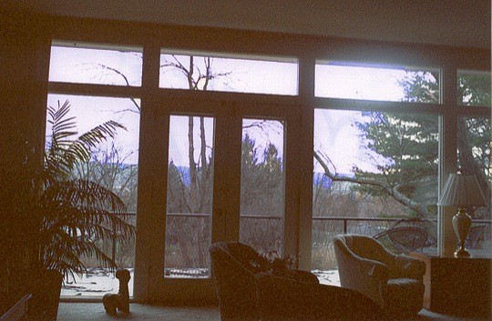 View from living room
