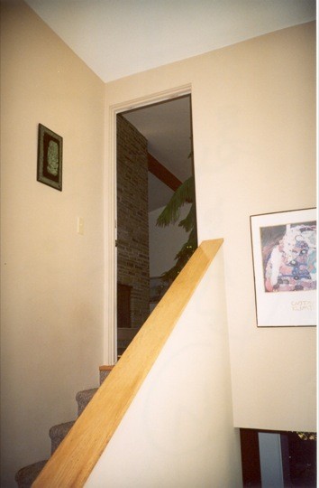 Apartment stairs from entry