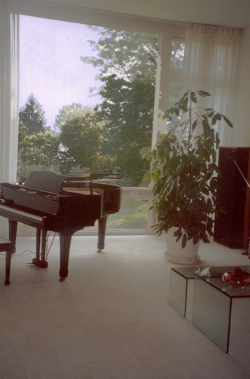 Living room piano