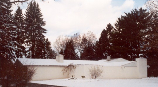 MacKenzie House with snow