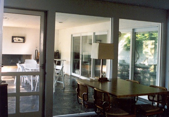Patio from dining room