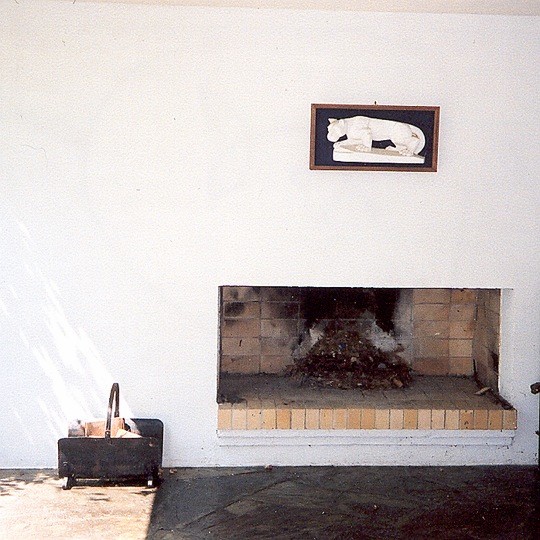 Patio fireplace