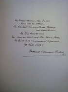 handwritten letter from Gottfried Bermann Fischer