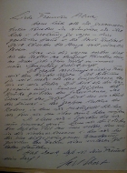 handwritten letter from Carl Ebert