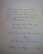 handwritten letter from Ladislas Fodor
