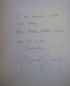 handwritten letter from Herbert Graf