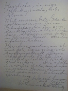 handwritten letter from William and Rith Melnitz
