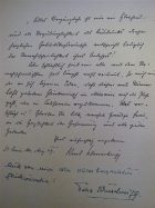handwritten letter from Kurt and Vera Schuschnigg