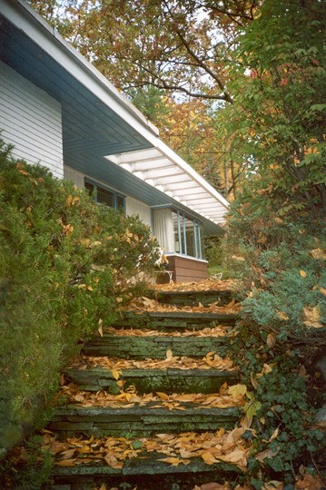 stone front steps