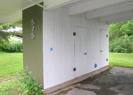 carport and built in storage