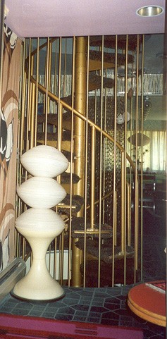 lamp and staircase