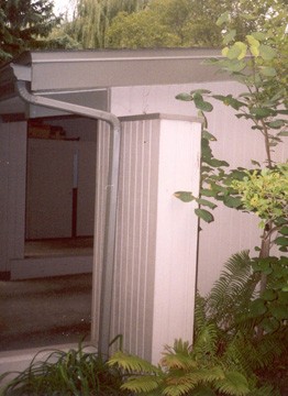 wing wall and carport