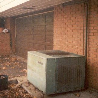 exterior air conditioning unit