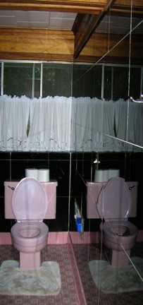 pink bathroom fixtures