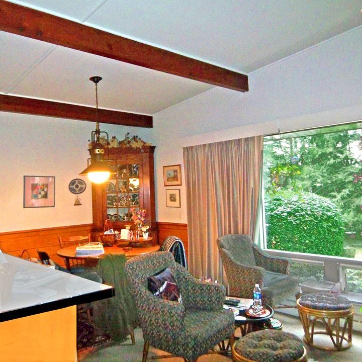 Kalin house, dining and family room area