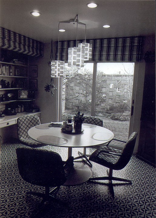 View of the breakfast area