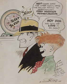 Example of a cartoon collected by Fred Waring