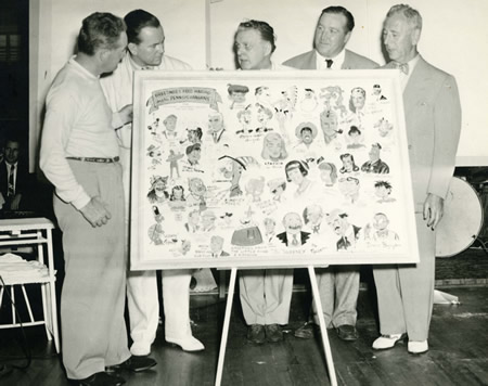 Fred Waring and Cartoonists